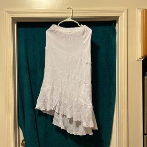 White skirt or dress